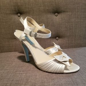 Betsey Johnson Blue Wedding Shoes 8.5